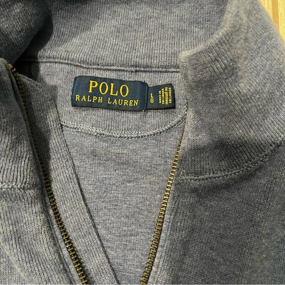 Polo Ralph Lauren Zip Up Cotton Sleeveless Vest, Sz XL - Picture 11 of 11